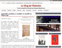 Tablet Screenshot of blog.passion-histoire.net